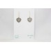 Traditional dangle women filigree heart earring 925 Sterling Silver B 927